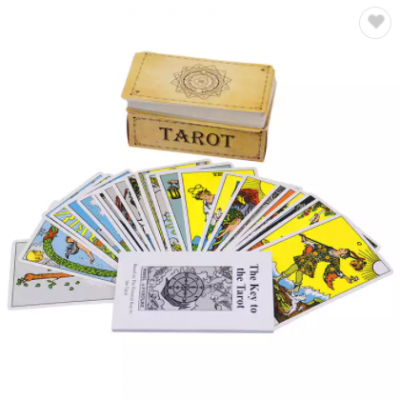Wholesale Custom Printing Playing Game Card Gold Gilt Silver Edges Tarot Oracle Cards