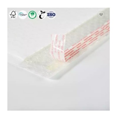 Custom Mailer Bubble Private Logo Print Eco Friendly Bubble Mailer Biodegradable Padded Envelope
