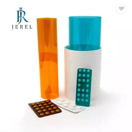 JEREL Plastic Blister Packing Film, Pharma-grade PVC/PVDC Coated Film, Rigid PVC Film For Blister Pa / 1