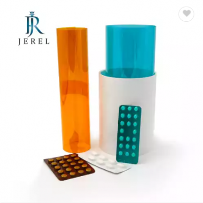 JEREL Plastic Blister Packing Film, Pharma-grade PVC/PVDC Coated Film, Rigid PVC Film For Blister Pa
