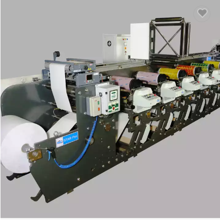 Narrow Web Flexo Printing Machine With Easy Load And Ink System & Carona Treater / 3