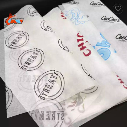 Greaseproof Burger Food Wrapping Deli Wrap Paper / 3