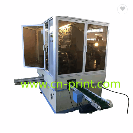 Single Color Automatic Loading System Glass bottle Servo Screen Printing Machine / 2