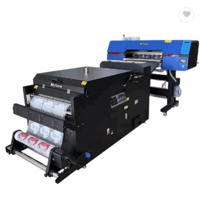 DTF printer Dual i3200 DTF Printer 60 cm Direct Transfer Film Printers With dtf Shaking Powder Machi