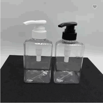 Square bottle 400ml shampoo bottle shower bottle / 1