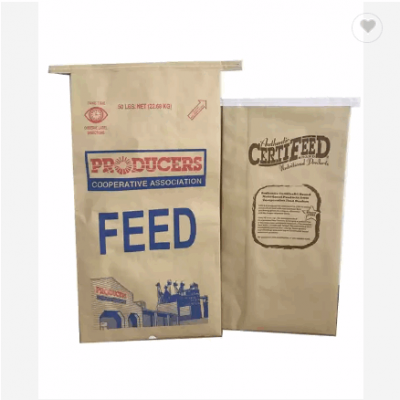 Hot sale 25kg 50 kg moisture proof Kraft laminated PP Woven Bag with EZ open for powder wheat flour 