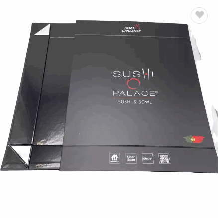 Customized Logo Printing Food Grade Paper Box Sushi Takeaway Box Free Samples / 3