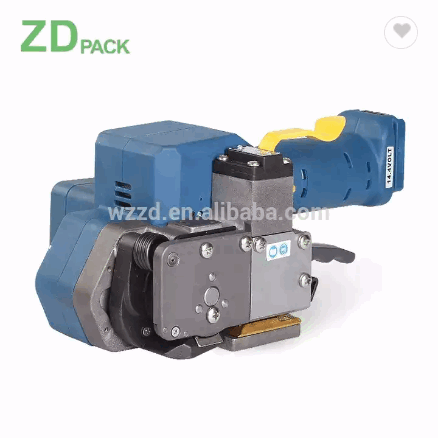 Z323 handheld Portable Battery Powered PP PET Plastic Friction Welding Tensioning Strapping Machine / 3