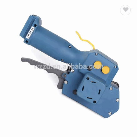 Z323 handheld Portable Battery Powered PP PET Plastic Friction Welding Tensioning Strapping Machine / 5