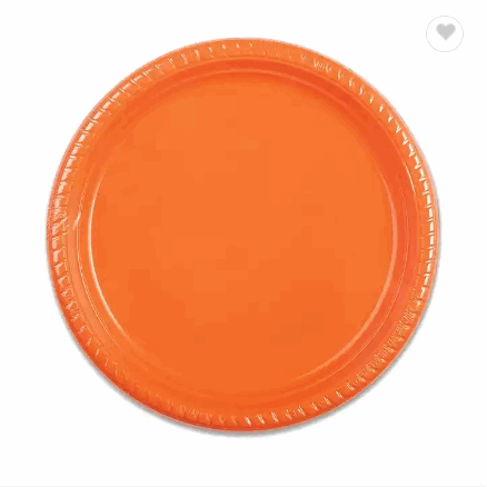 Al Bayader disposable Plastic colored plate / 5