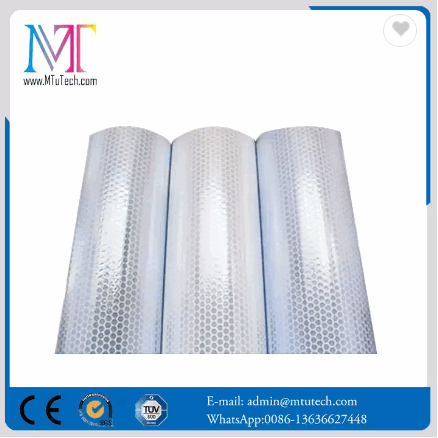 Eco Solvent Reflective Sheeting Film White PVC Printing Material / 4