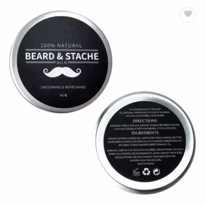 beard oil hair wax Custom Color 30g 50g 60g 100g 120g 150g 200g 250g metal black cosmetic cream cand