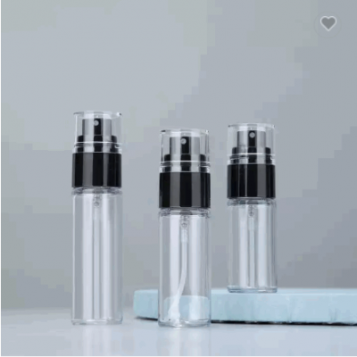 2021 empty cosmetic containers plastic 30ml pump pressure spray bottle clear pet bottles
