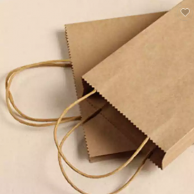 Wholesale Recyclable Paper Bags Shopping Bags Printing Clothing Packaging Kraft Bag