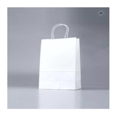 HDPK Customized 100% Recyclable Kraft Paper Bag with Twisted Handle Customized with own LOGO