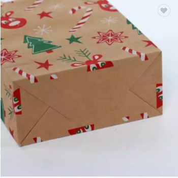 HDPK Promotion 2022 hot sale Christmas design shopping paper gift bag / 1