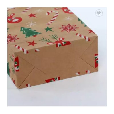 HDPK Promotion 2022 hot sale Christmas design shopping paper gift bag