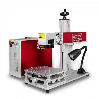 Fiber laser JW-60 OV Laser machine metal engraver 50W raycus Jpt 300x300mm large area marking