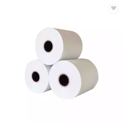 Wholesale types printing cash register paper on plastic core for thermal paper 80mm 57mm / 1