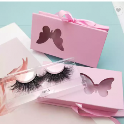 2022 New custom box eyelash butterfly eyelash box paper packaging box eyelash packaging