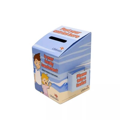 ODM-OEM factory supplier Wholesale Large Display Donation Box Suggestion Ballot Box by corrugated ca