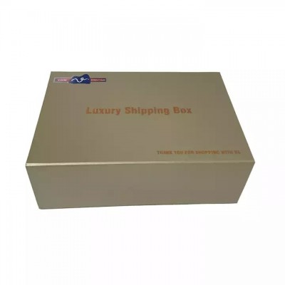 Personalized golden supplier small magnetic gift boxes wholesale with magnetic lid