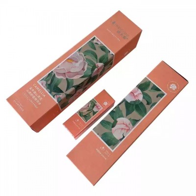 Eco-Friendly recycled custom kraft paper box Lotion skin care cosmetic makeup packaging cardboard bo