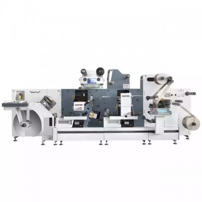 ZMQ high speed factory price label hot stamping foil semi rotary auto die cutting machine