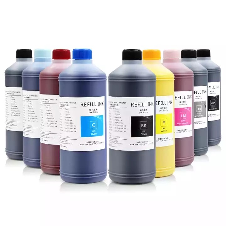 Ocbestjet 1000ML 9 Colors Universal Pigment Ink For EPSON Stylus Pro 7908 9908 7890 9890 Printer / 1