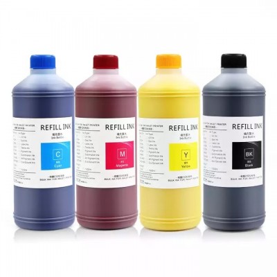 Ocbestjet 1000ML 4 Colors Universal 80 Pigment Ink For HP 1050C 1055 Printer