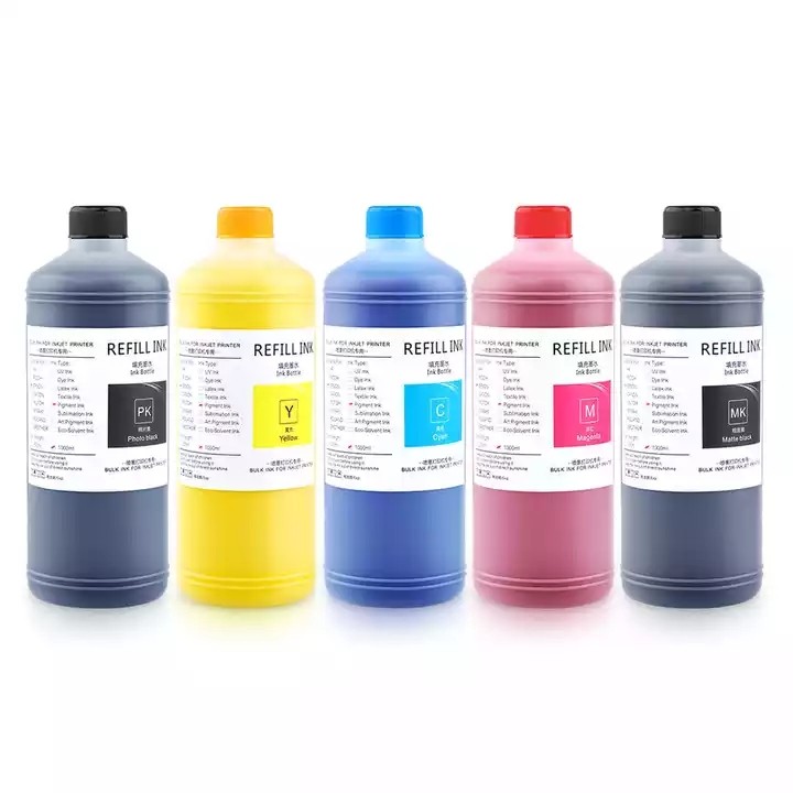 Ocbestjet 1000ML/Bottle 5 Colors T6941- T6945 Refill Pigment Ink For Epson SCT5200 SC T7200 T3270 T5 / 1