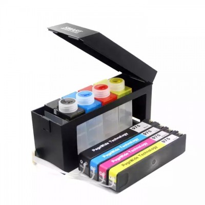 OCBESETJET 980 980XL Empty Ink Cartridge CISS With Auto Reset Chip For HP PageWide Enterprise Color 