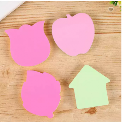Wholesale Self Adhesive Sticky Note Self-Stick Memo Pad Post Multi-shaped Memo Removable N Times Sti
