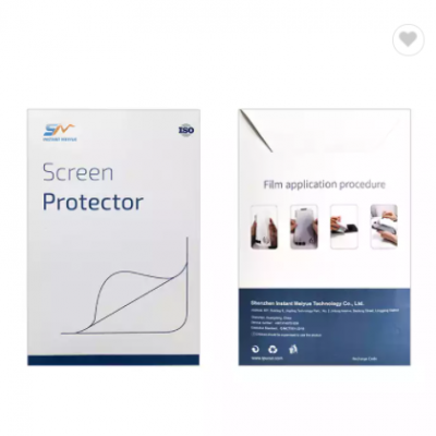 Cheap Customized Design Phone Envelope Screen Protector Packaging Hang Paper Box