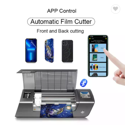 Auto Film Cutting Machine HD Transparent Mobile Phone TPU Hydrogel Screen Protector Film For iphone1 / 2