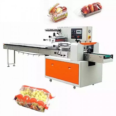 HNOC fruit and vegetable pouch wrapping packing machine,automatic food fresh vegetable packaging mac
