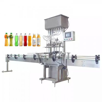 HNOC Industrial Bottle Filling Butter Custom Liquid Drinks Juice And Automatic Wrapping Machine