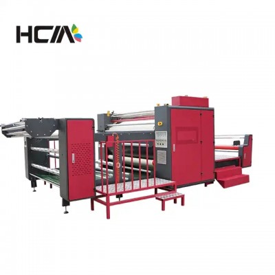 Calender Roller Drum Dye Sublimation Heat Printing Machine For Bedding