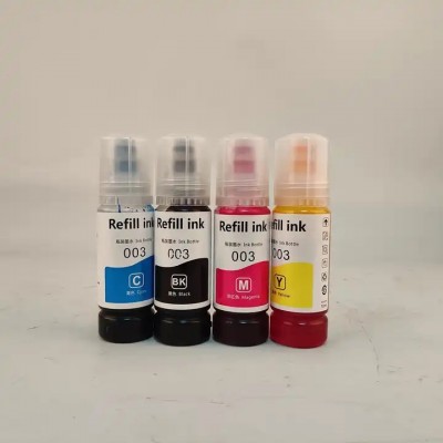 003 Tinta Premium Compatible Color Water Based Dye Ink refill for Ep L3100 L5196 L3110 L3150 Printer
