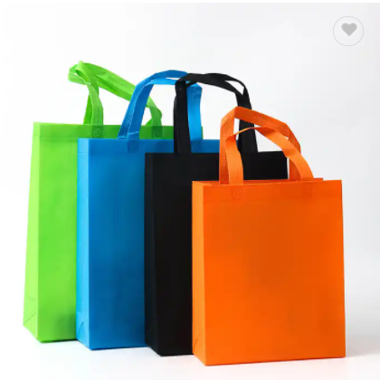High Quality Low Price D Cut Non Woven Bag Non Woven Drawstring Gift Bag Sublimation Shopping Bag / 2
