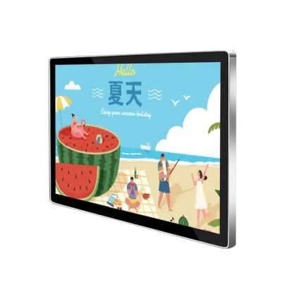 32-65 inch indoor lcd digital signage wall mount player full colour