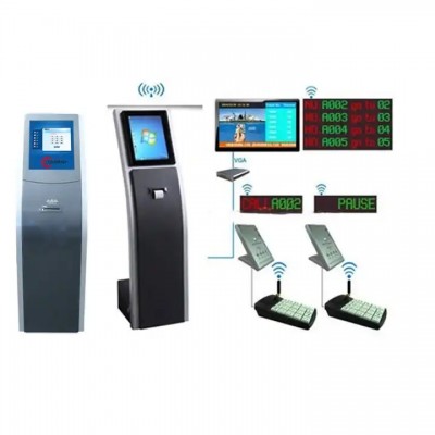 factory queuing machine queue ticketing management system with strong WiFi network and lcd touch scr