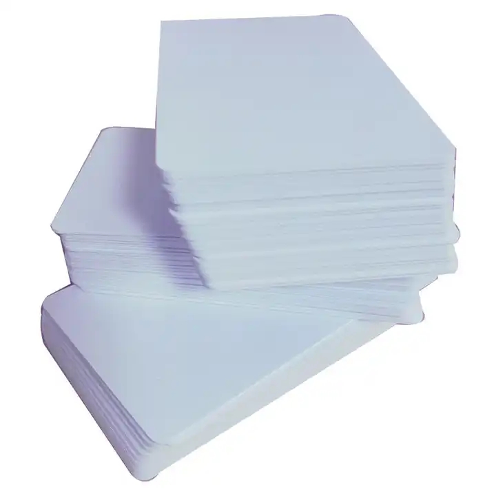Factory Spot Wholesale CR80 Blank Inkjet PVC White inkjet printing Card for Automatic plastic PVC ID / 1