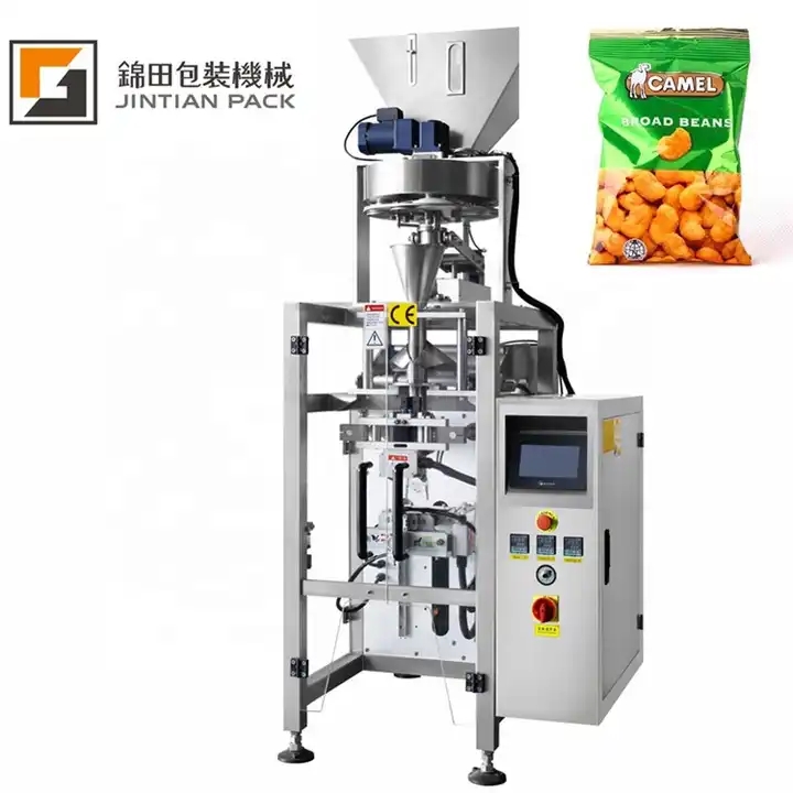 Vertical Automatic Multi-head Weighing Filling Beans Corns Grains Rice Coffee Food Packaging Machine / 1