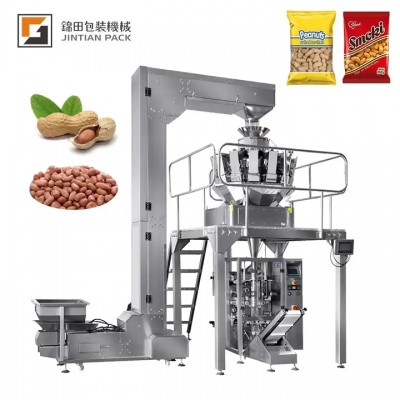 Walnut dry Nuts pistachio Packaging Nitrogen Flushing Granule Automatic Packing Machine
