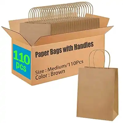 Brown Paper Bags with Handles / 1