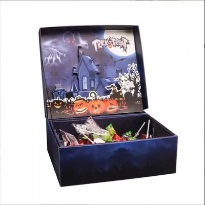 High quality luxury Halloween packaging box candy paper gift box
