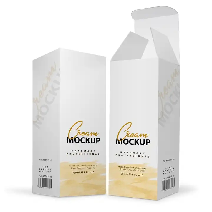 Custom Biodegradable Luxury Cardboard Skincare Set Packaging Cosmetic Paper Packaging Boxes / 1