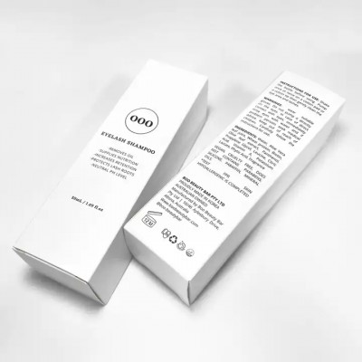 Customized Product Packaging Small White Box Packaging Plain White Paper Box White Cardboard Cosmeti