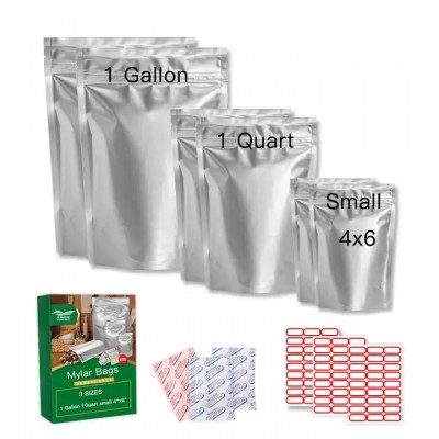3.5G Smell Proof Packaging X50 Wallaby Aluminum Foil Mylar Bags With Oxygen Absorbers Zipper For Foo
